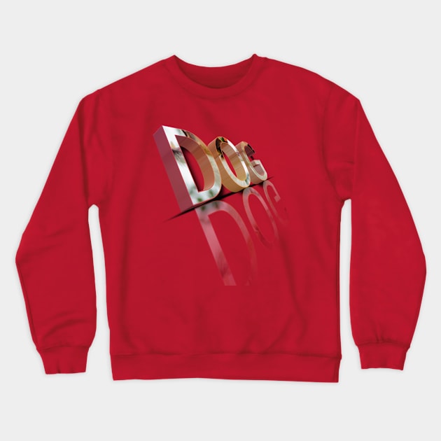 Dog title Crewneck Sweatshirt by Chiranjit dey 